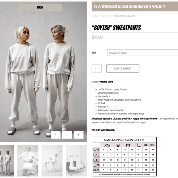 Sister & Seekers “BOYISH” Sweatpants - Picture 10 of 15